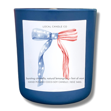Load image into Gallery viewer, Patriotic Bow Citronella Candle
